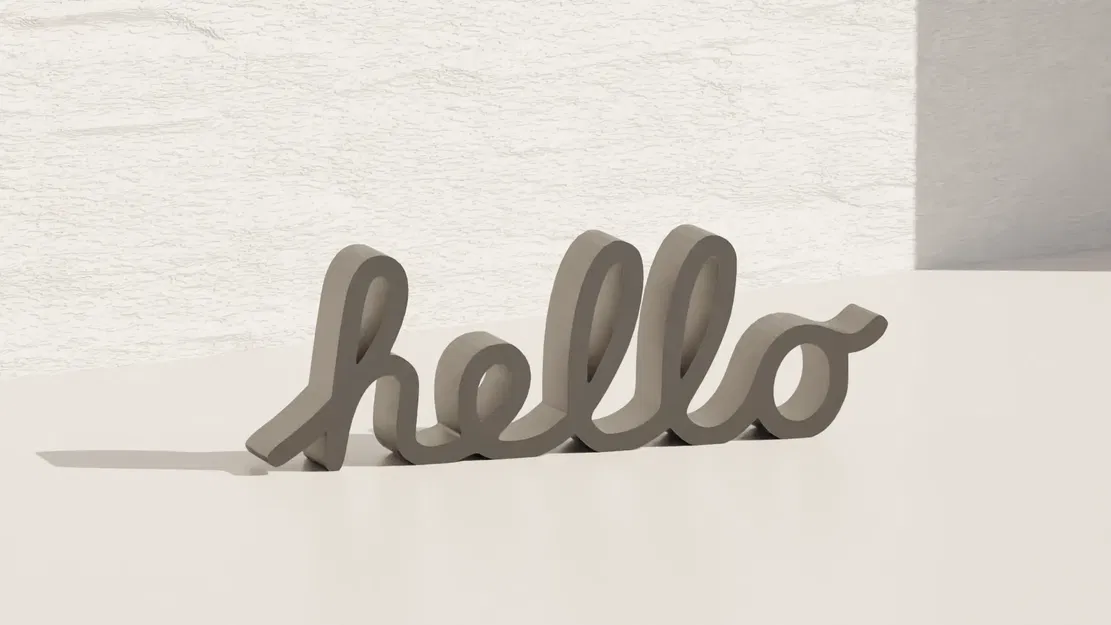 Trang trí táo Hello phong cách hiện đại - Image 1