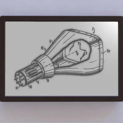 Hình vẽ bằng sáng chế của ống tia âm cực CRT