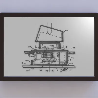 Bản vẽ sáng chế cho công tắc phím bàn phím