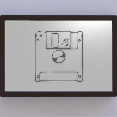 Nghệ thuật bản vẽ bằng sáng chế đĩa mềm