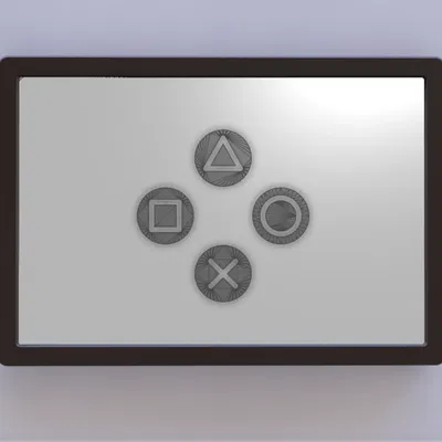 Nghệ thuật tường nút bấm PlayStation độc đáo