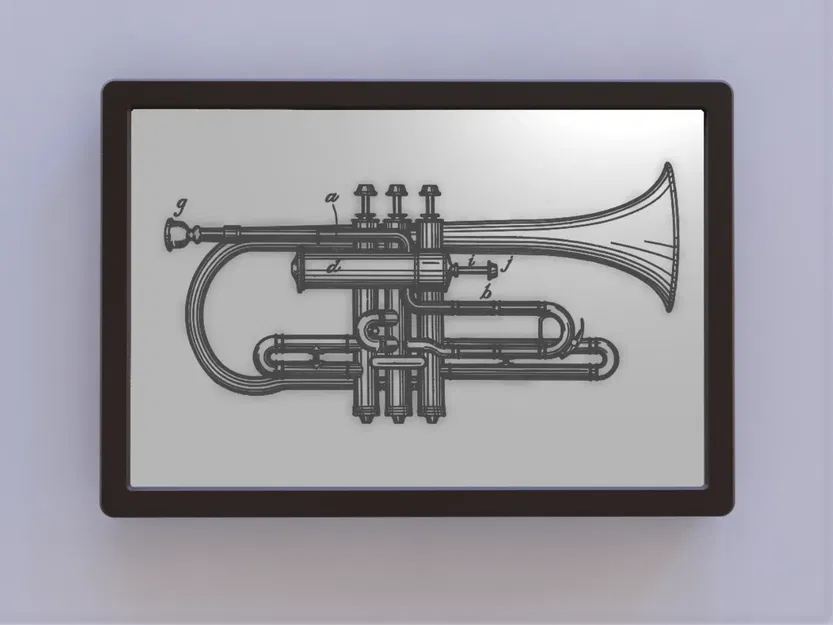 Nghệ thuật bản quyền kèn trumpet trong thiết kế 2D - Image 1