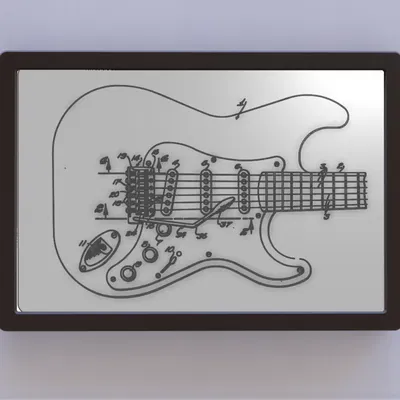 Nghệ thuật bằng sáng chế guitar điện độc đáo