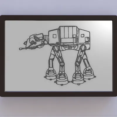 Nghệ thuật bản quyền AT-AT trong Star Wars