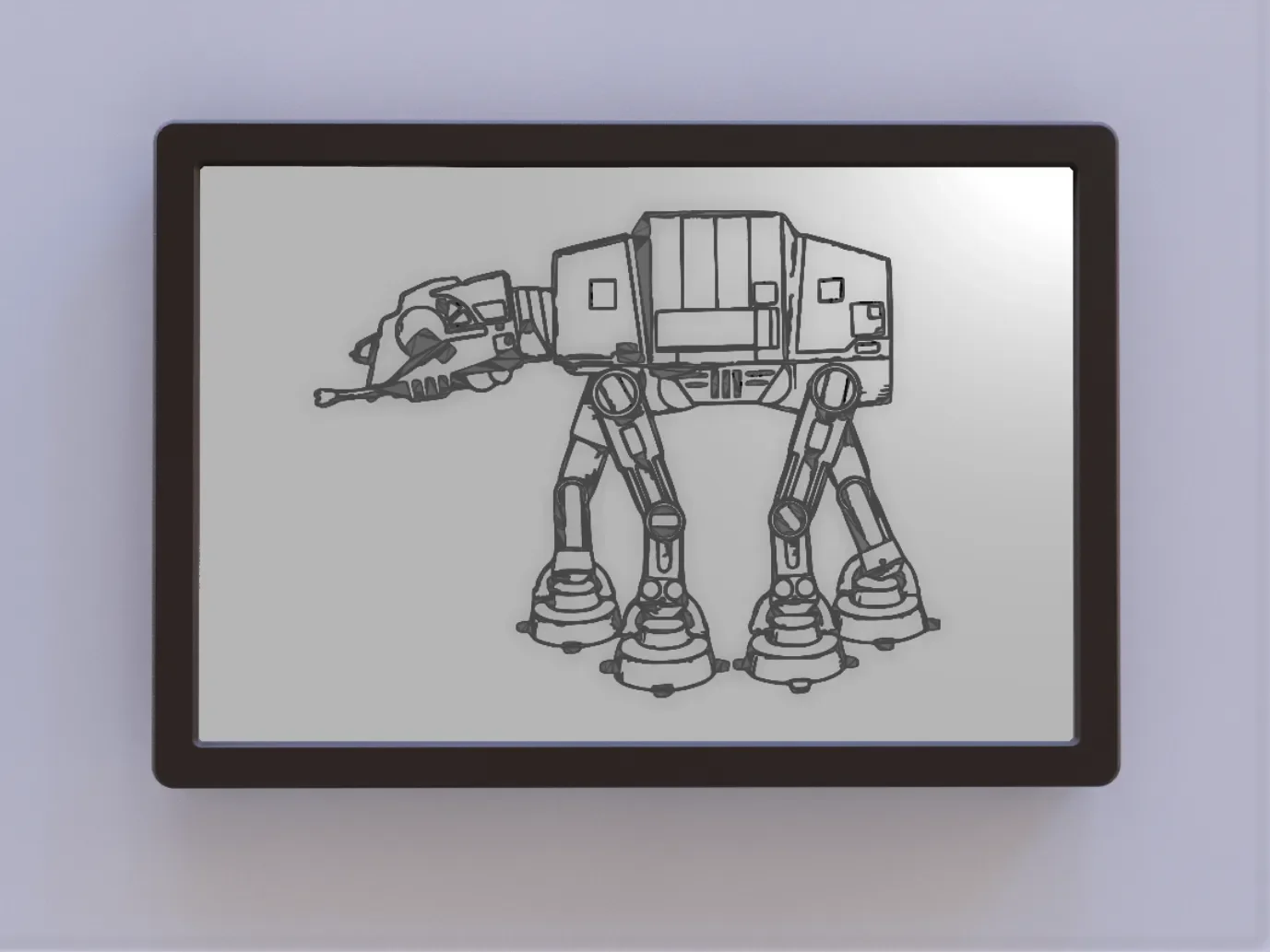 Nghệ thuật bản quyền AT-AT trong Star Wars 1
