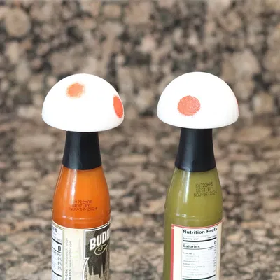 Nắp chai hình nấm dễ mở cho chai nước uống