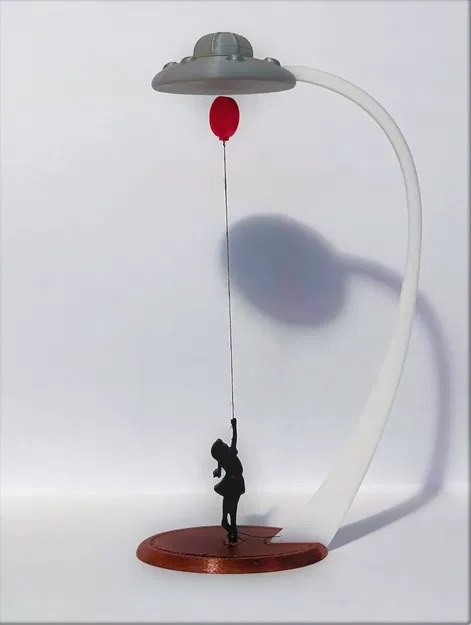 Đĩa bay từ tính với cô gái bóng bay của Banksy - Image 1