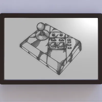 Bản vẽ sáng chế tay cầm Nintendo Advantage cổ điển