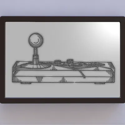 Bản vẽ sáng chế tay cầm Nintendo Advantage - Mặt trước