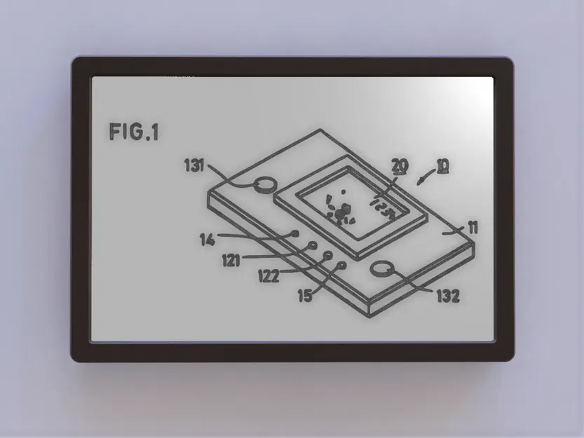 Bản vẽ sáng chế Game & Watch của Nintendo - Image 1