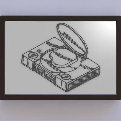 Bản vẽ bằng sáng chế cho máy chơi game PlayStation