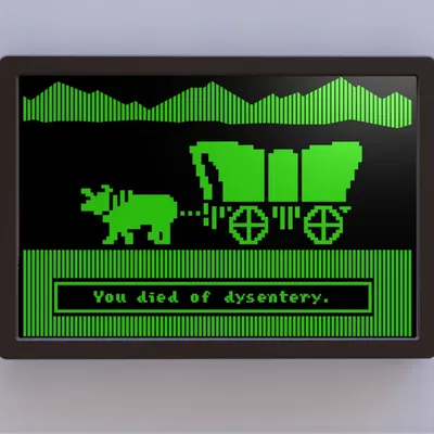 Biểu tượng Oregon Trail - Bạn đã chết vì bệnh kiết lỵ