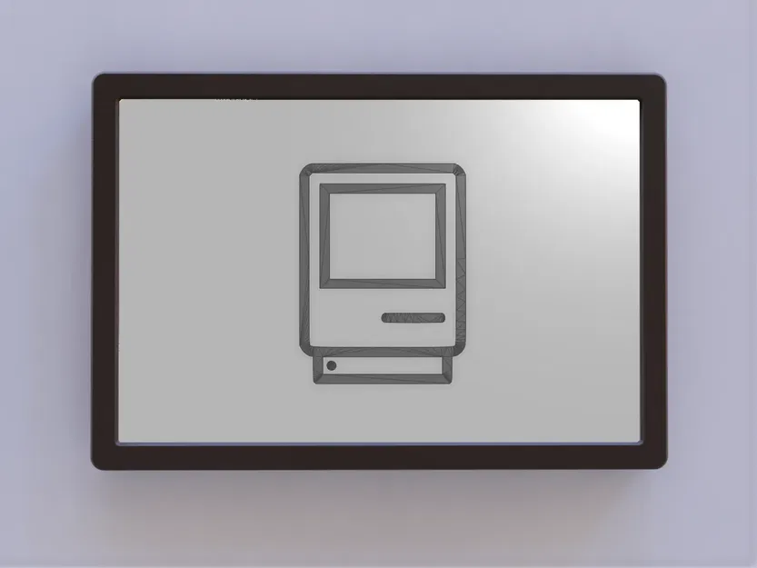 Nghệ thuật biểu tượng Macintosh đơn giản trong thiết kế 2D - Image 1