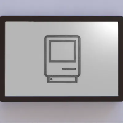 Nghệ thuật biểu tượng Macintosh đơn giản trong thiết kế 2D