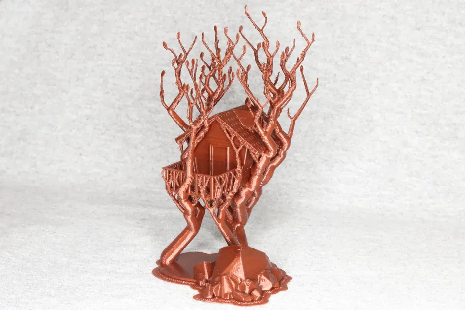 Cây cầu tổ chim hỗ trợ hữu cơ giữa hai cây - Image 6