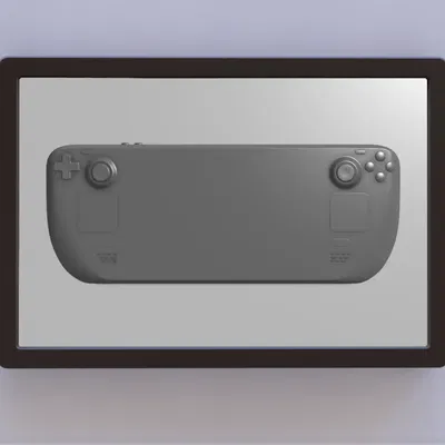 Nghệ thuật treo tường Steam Deck 3D từ Valve