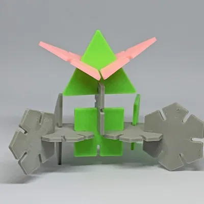 Xây dựng hình khối hình học thú vị cho trẻ em