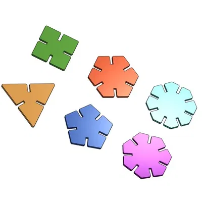 Xây dựng hình khối hình học thú vị cho trẻ em