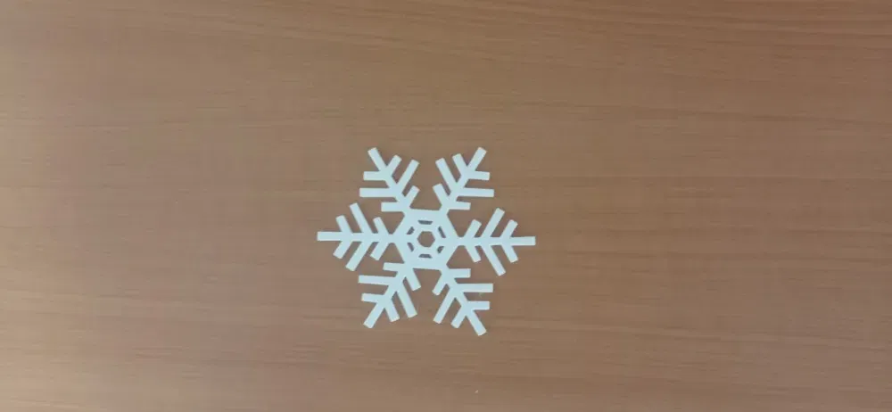 Bông tuyết 3D nhiều màu sắc cho máy in Prusa - Image 1