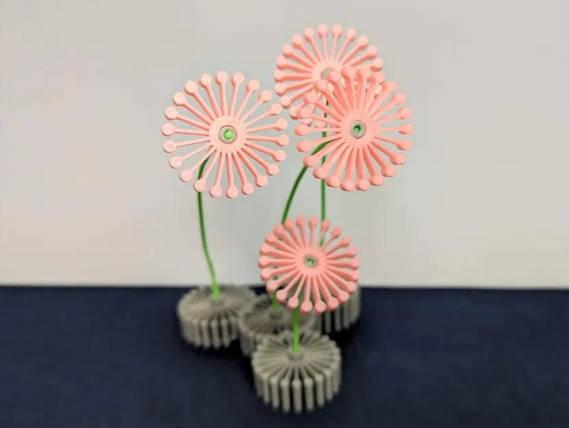 Khối xây dựng bánh răng sáng tạo hình hoa và động vật - Image 3