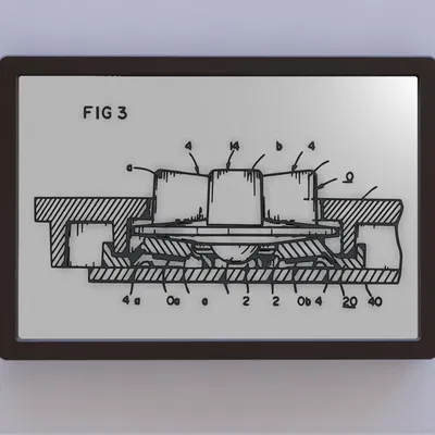 Bản vẽ bằng sáng chế của D-Pad Nintendo NES