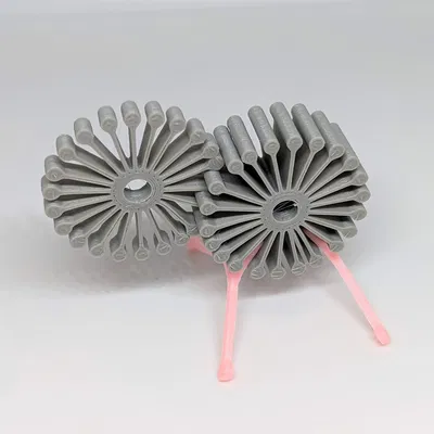 Khối xây dựng bánh răng sáng tạo hình hoa và động vật