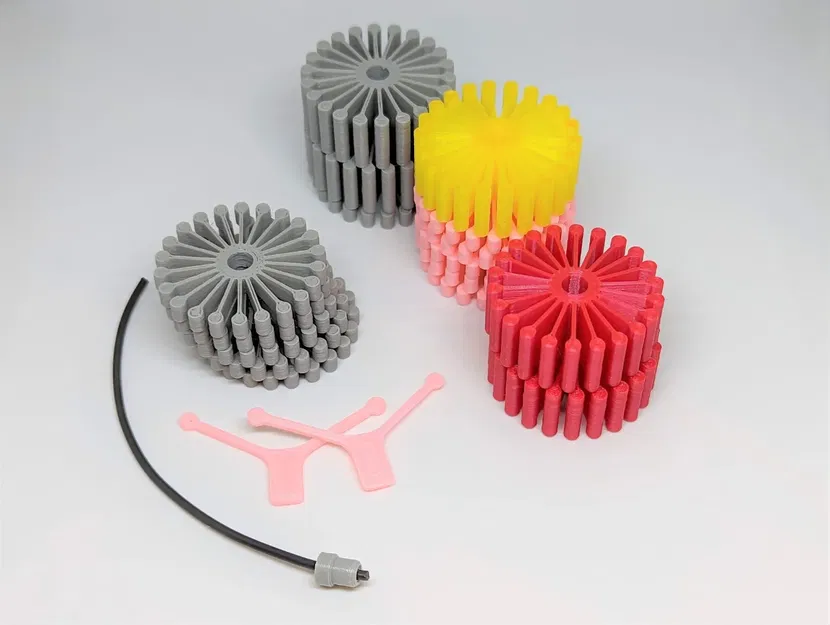 Khối xây dựng bánh răng sáng tạo hình hoa và động vật - Image 6