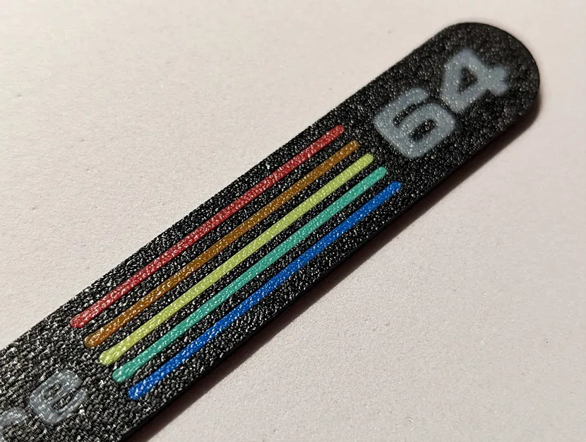 Biểu tượng Commodore 64 cho in 3D đa vật liệu - Image 1