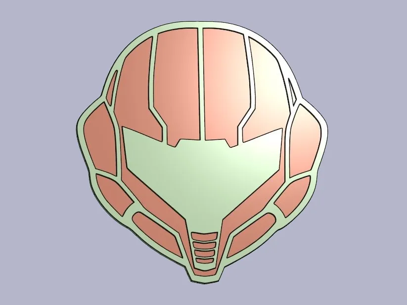 Mũ Samus trong Metroid với thiết kế đơn giản - Image 1