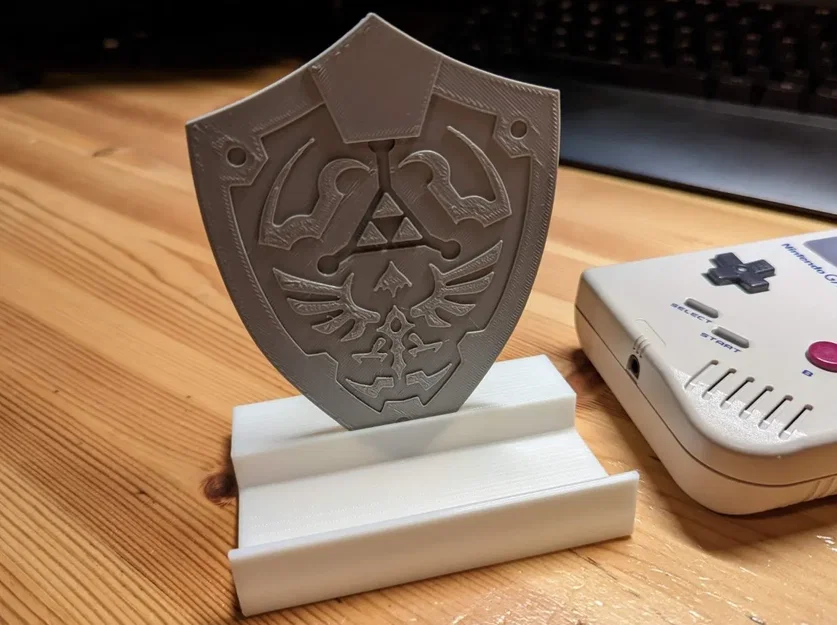 Giá đỡ Game Boy với khiên Zelda có thể tháo rời - Image 2