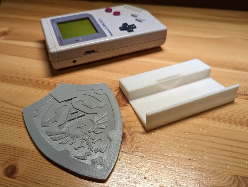 Giá đỡ Game Boy với khiên Zelda có thể tháo rời - Image 4