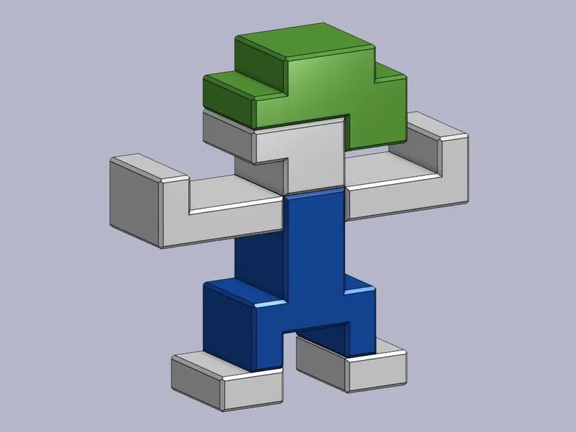 Mô hình chặn lemmings đa màu sắc cho in 3D - Image 1