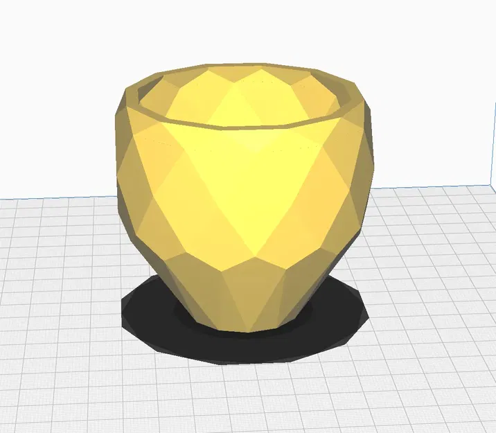 Chậu cây phong cách Low Poly 3D - Image 2