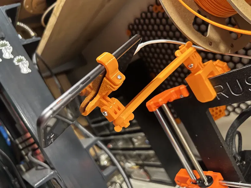 Giá đỡ điện thoại cho webcam và timelapse với kẹp - Image 1