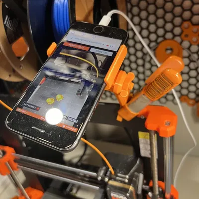 Giá đỡ điện thoại cho webcam và timelapse với kẹp