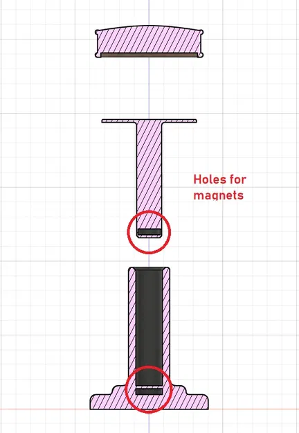 Ghế đẩu treo từ tính cho Barbie - Image 3