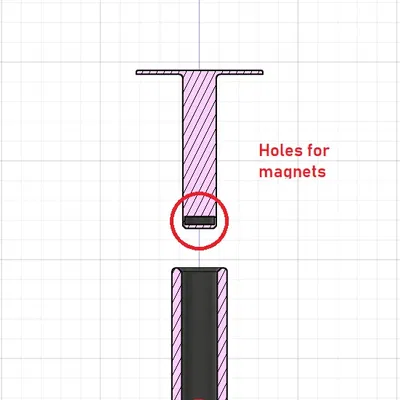 Ghế đẩu treo từ tính cho Barbie