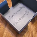 Giá đỡ khăn ăn đơn giản với nhắc nhở thân thiện - Thumbnail 5