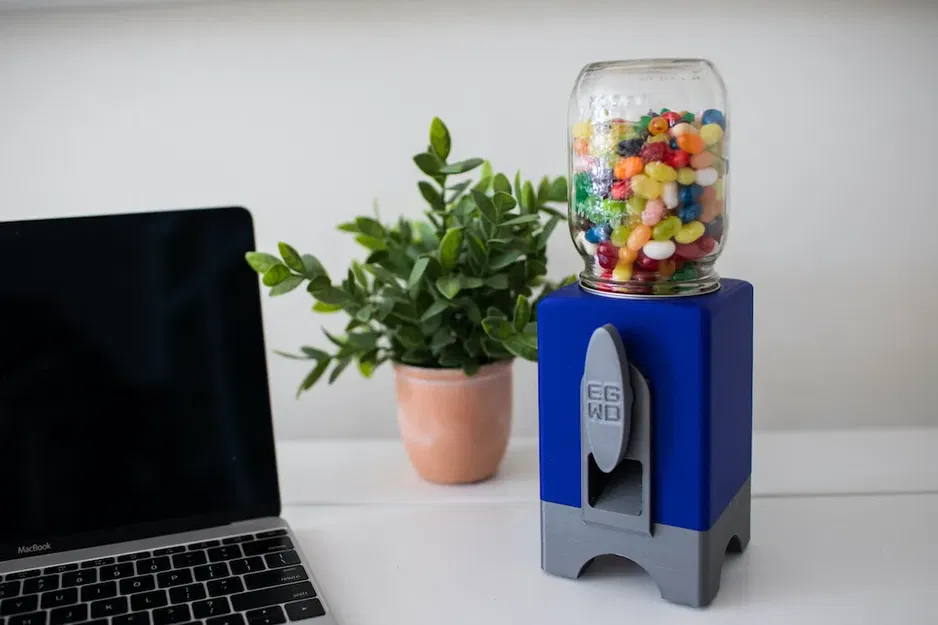 Máy phân phối kẹo từ hũ Mason tự chế - Image 1