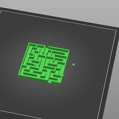 Mê cung in ngay tại chỗ 3x3 đơn giản và thú vị