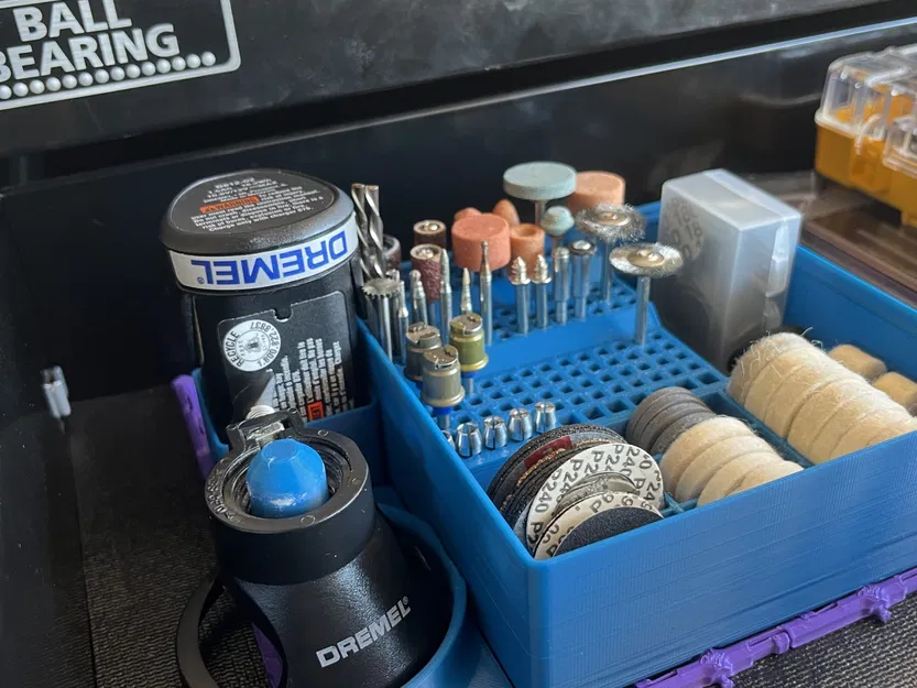 Giá đỡ tổ chức bộ dụng cụ Dremel Gridfinity - Image 4