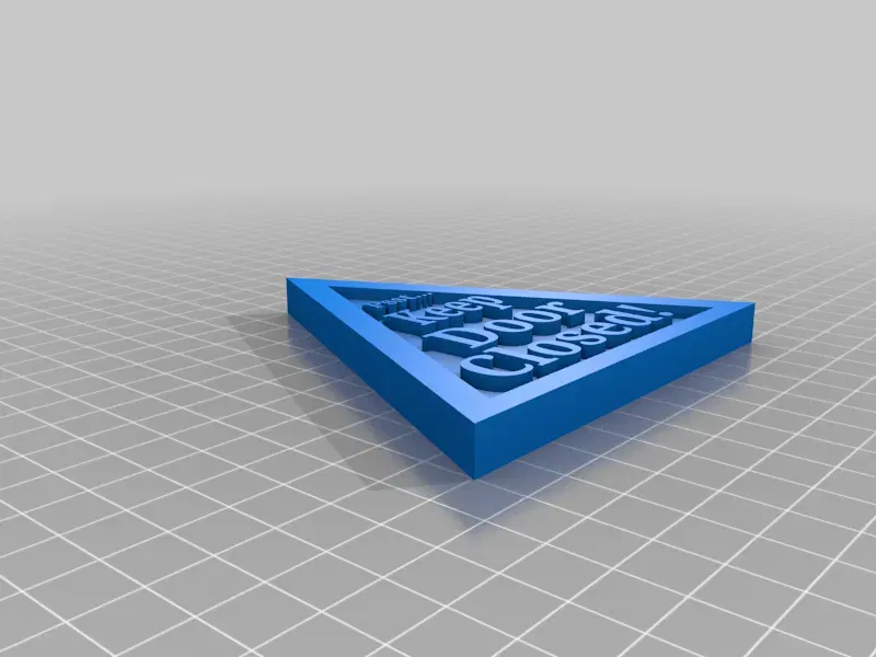 Biển báo "Giữ Cửa Đóng" đơn giản - Image 3