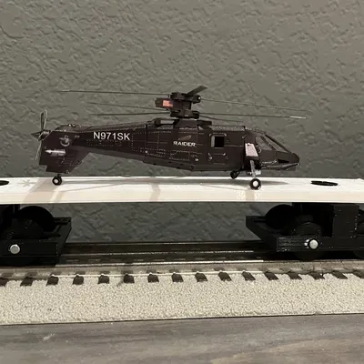 Xe lửa chở hàng kiểu flatbed tương thích với bộ đồ chơi Lio...