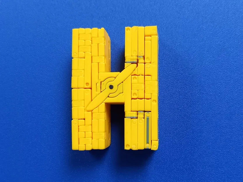 Máy bay chuyển thể từ chữ cái H bằng vật liệu PLA - Image 5