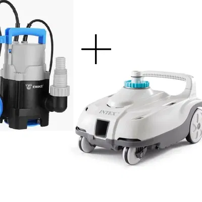 Bộ chuyển đổi bơm thoát nước intex zx100 cho máy hút bể bơi