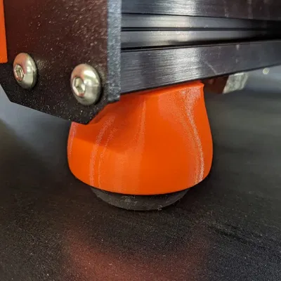 Bộ chân giảm tiếng ồn cho máy in 3D bằng bóng squash