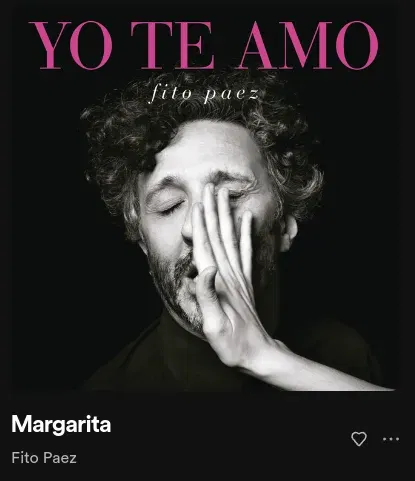 Móc khóa Margarita của Fito Paez - Image 1