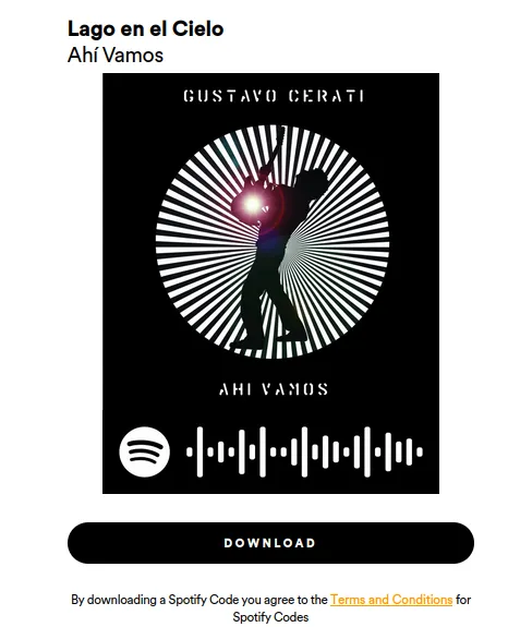 Móc khóa Lago en el cielo - Gustavo Cerati - Image 1