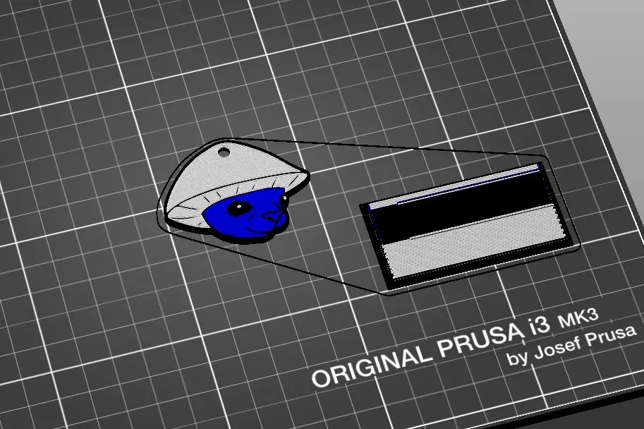 **Móc khóa Smurf Cat thiết kế cho MMU** - Image 2