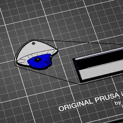 **Móc khóa Smurf Cat thiết kế cho MMU**